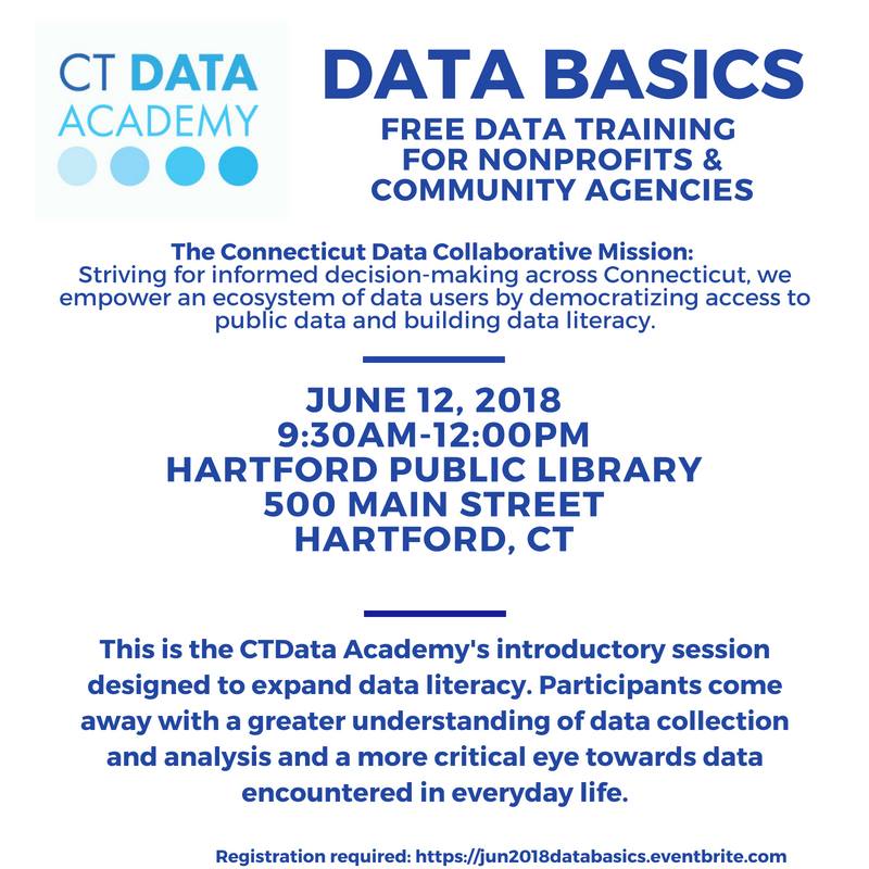 We're bringing Data Basics to... - CT Data Collaborative | Facebook