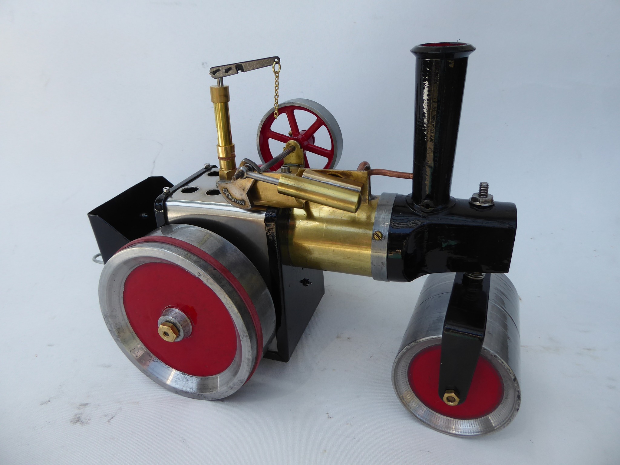 Refurbished Mamod Roller SR 1 with Wilesco steam whistle