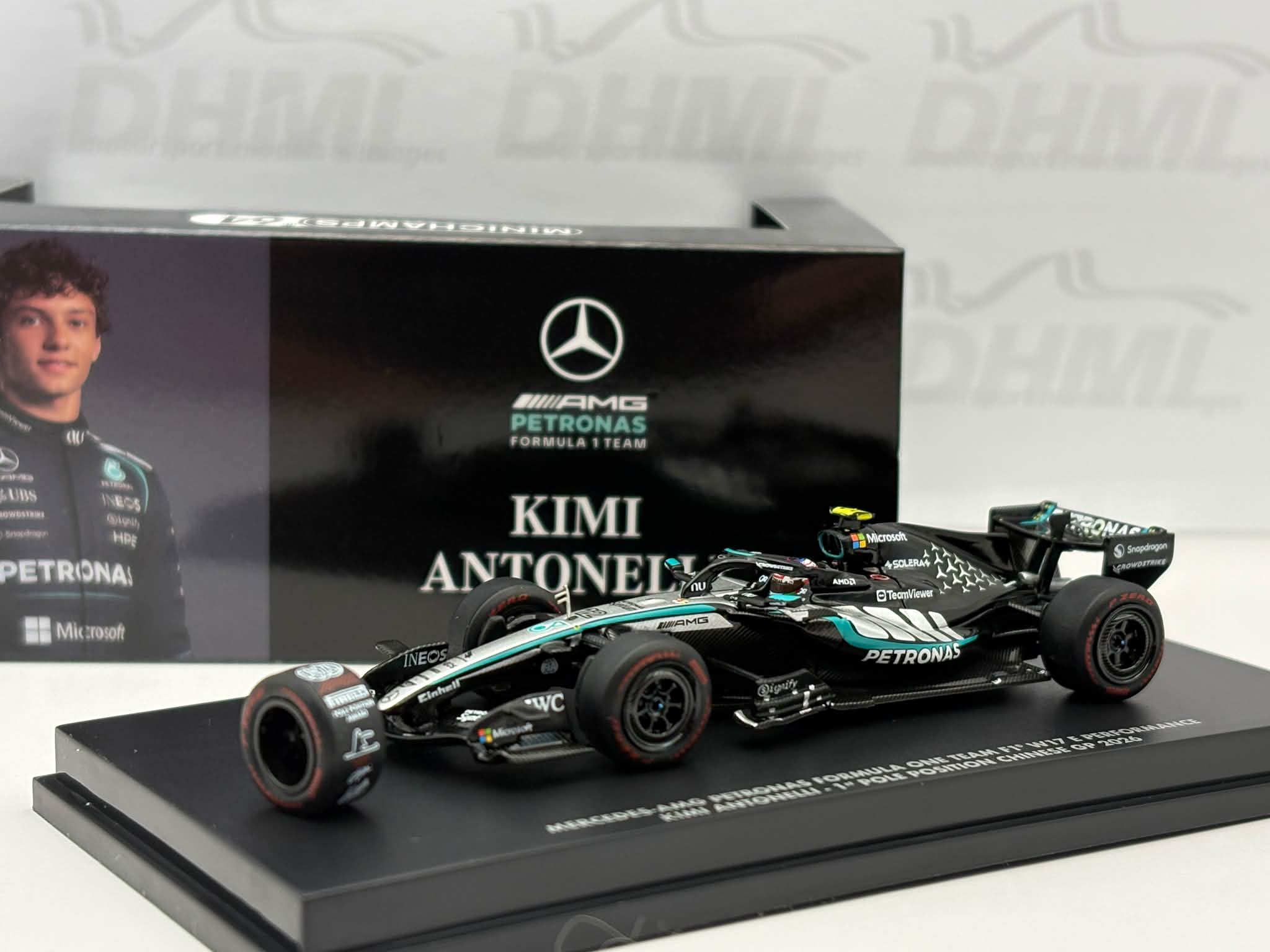 Minichamps 1:64 scale 640260222 £25 Kimi Antonelli Mercedes W17