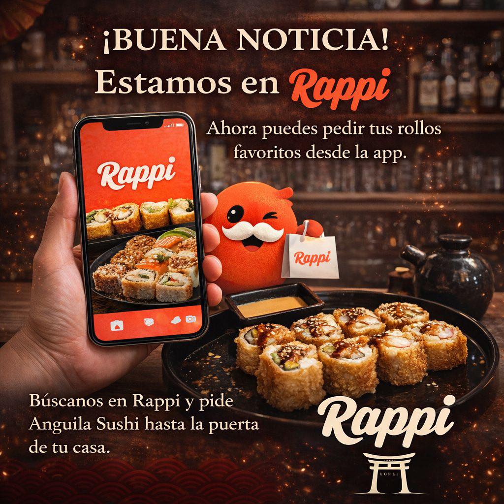 Anguila - 🍣 Anguila Sushi ya está en Rappi. Ahora puedes disfrutar de ...