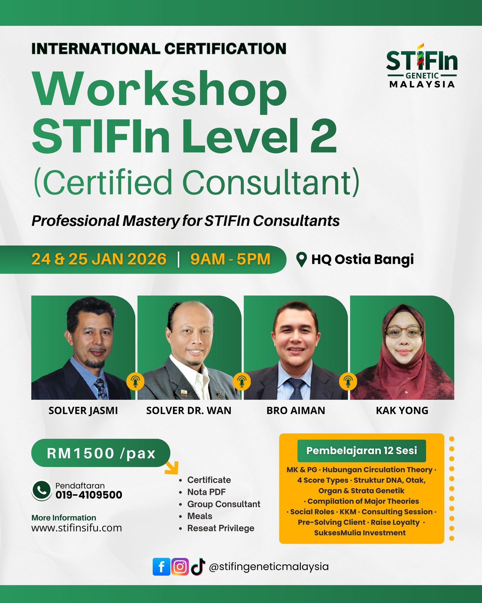 STIFIn Genetic Malaysia | Bangi