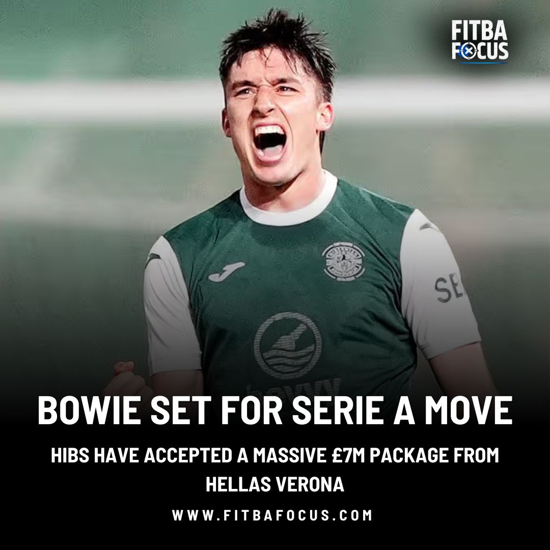 Fitba Focus - Kieron Bowie is heading to Italy! 🇮🇹 Hibs... | Facebook