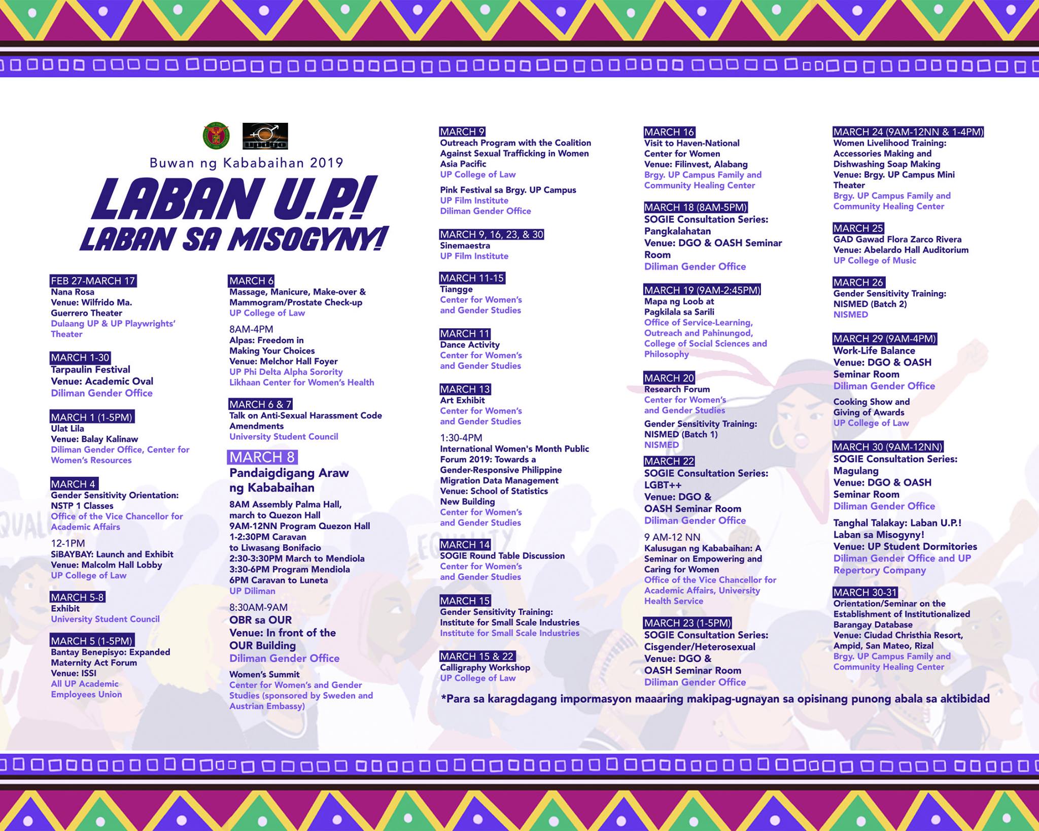 UP Diliman Gender Office - LABAN U.P.! LABAN SA MISOGYNY! Narito na ang ...