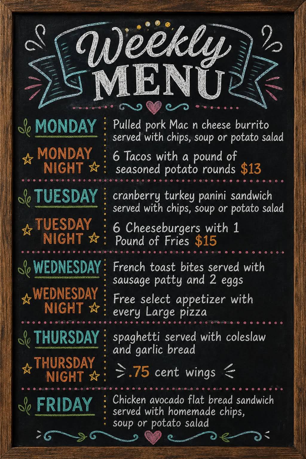 Paradise Pizza & More added photos to the album: Menu