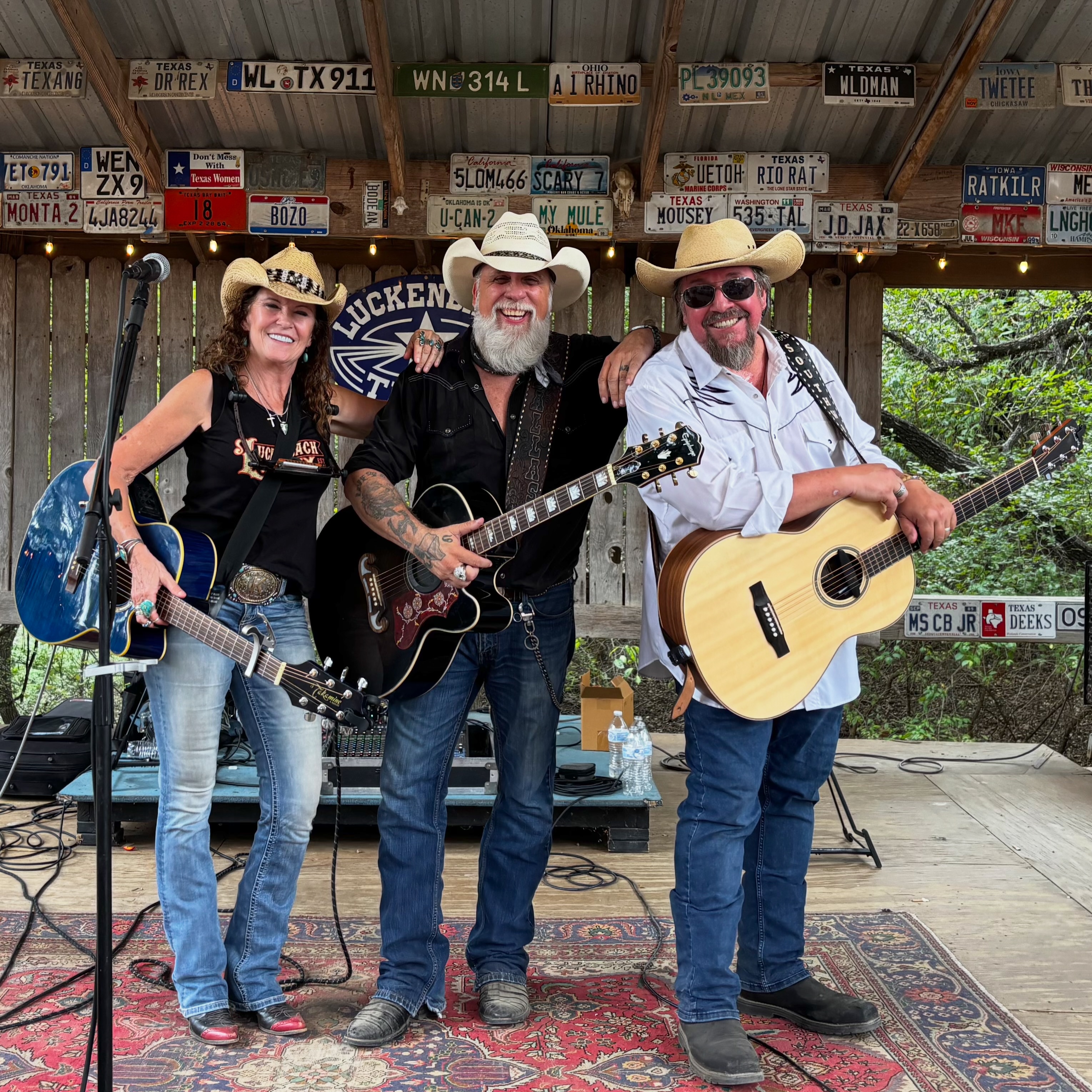Sunday afternoon of original country music in Luckenbach, Texas