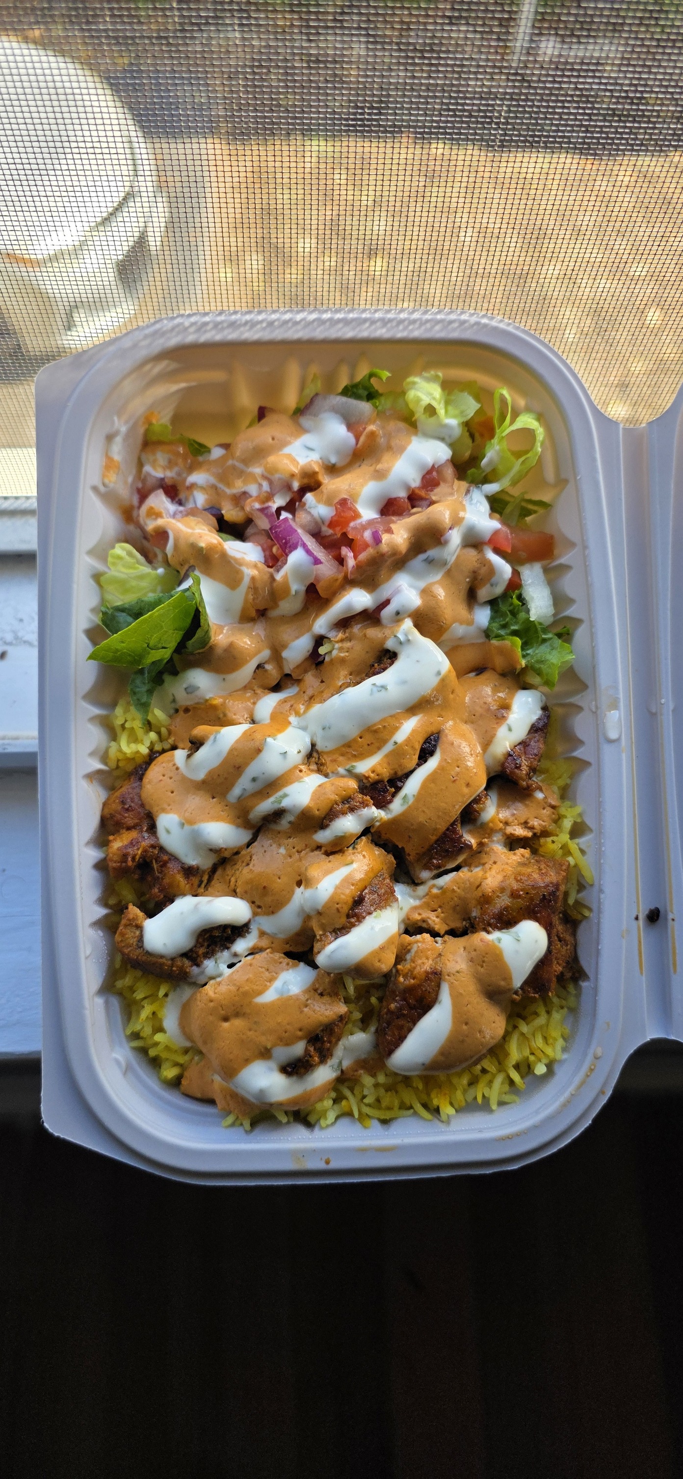 Only - Not to start a debate, but the best chicken and rice plate in ...