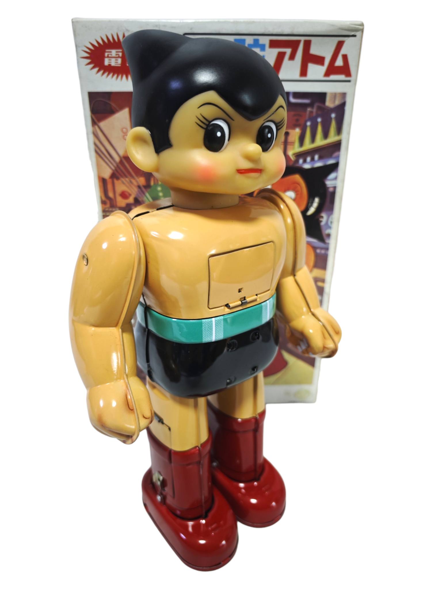 Mighty Atom Astro Boy Flapping Door Battery Operated Tin Toy(Osaka