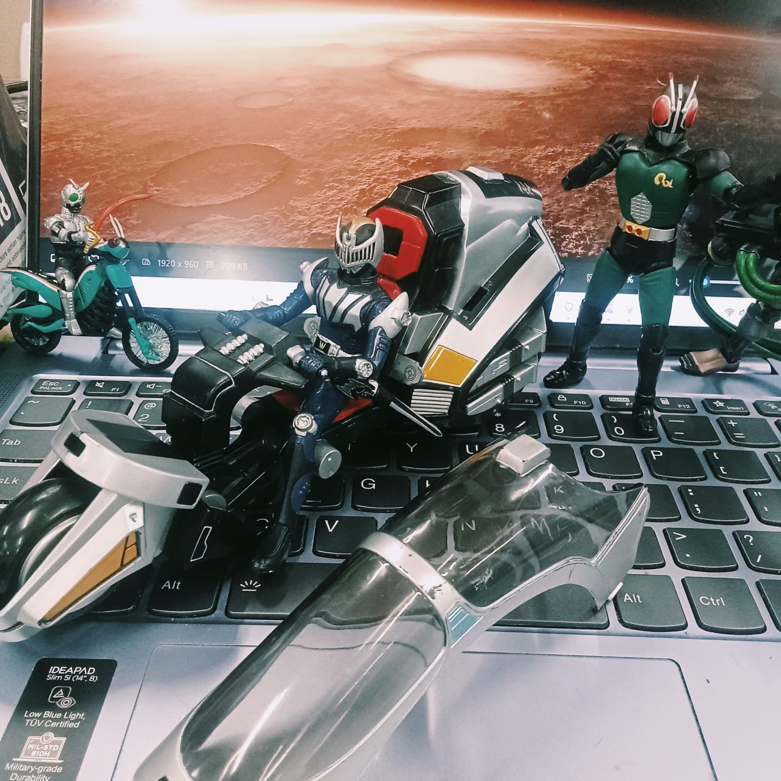 WTS Action Figure Bandai DX Ride Shooter + Kamen Rider Knight - Action ...