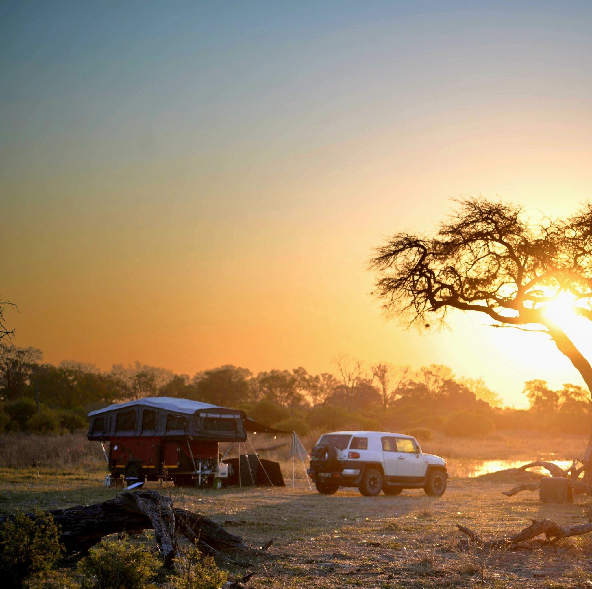 Crossing the Kafue River, part 1 of 4. #Pinnacle9tours #Invader # ...