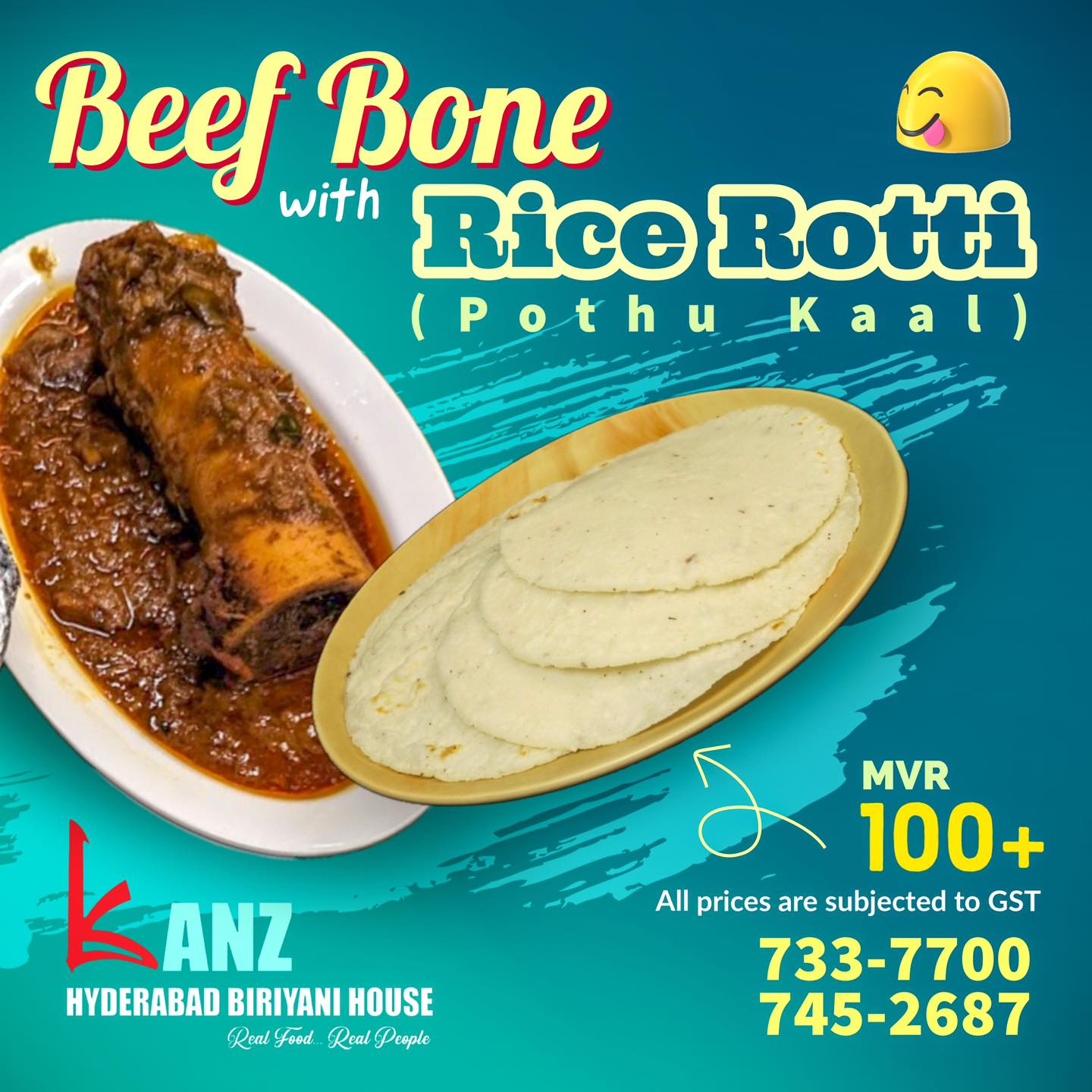 🍖🍚 Beef Bone & Rice Rotti... - Kanz Hyderabad Biriyani House | Facebook