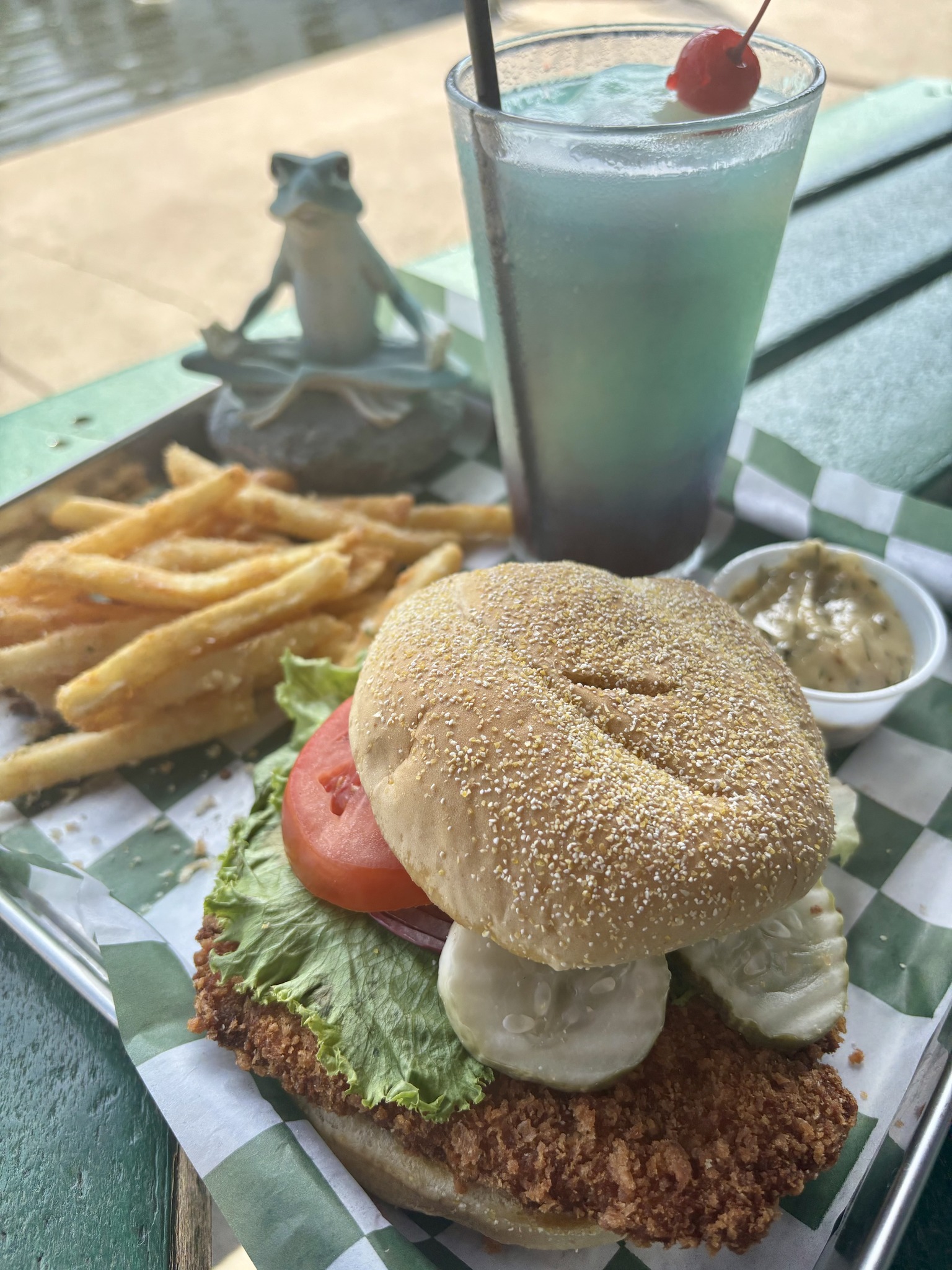 The Frog Tavern's new Indiana grown Swayzee pork tenderloin sandwich