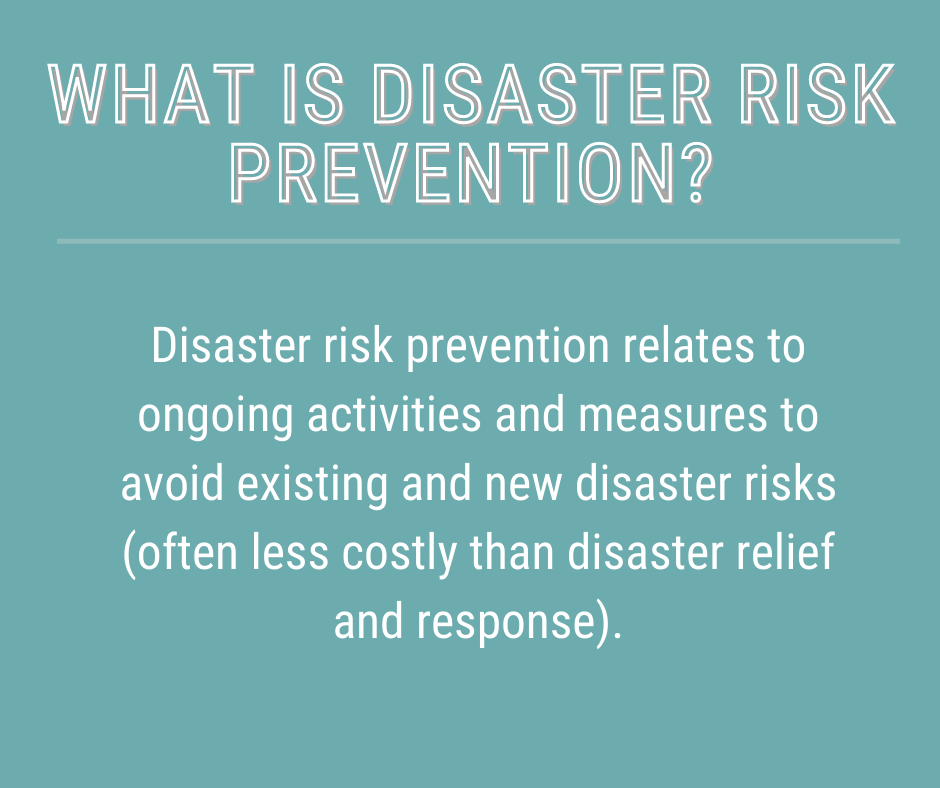 DMS NPC - What is disaster risk prevention? When conducting a disaster ...