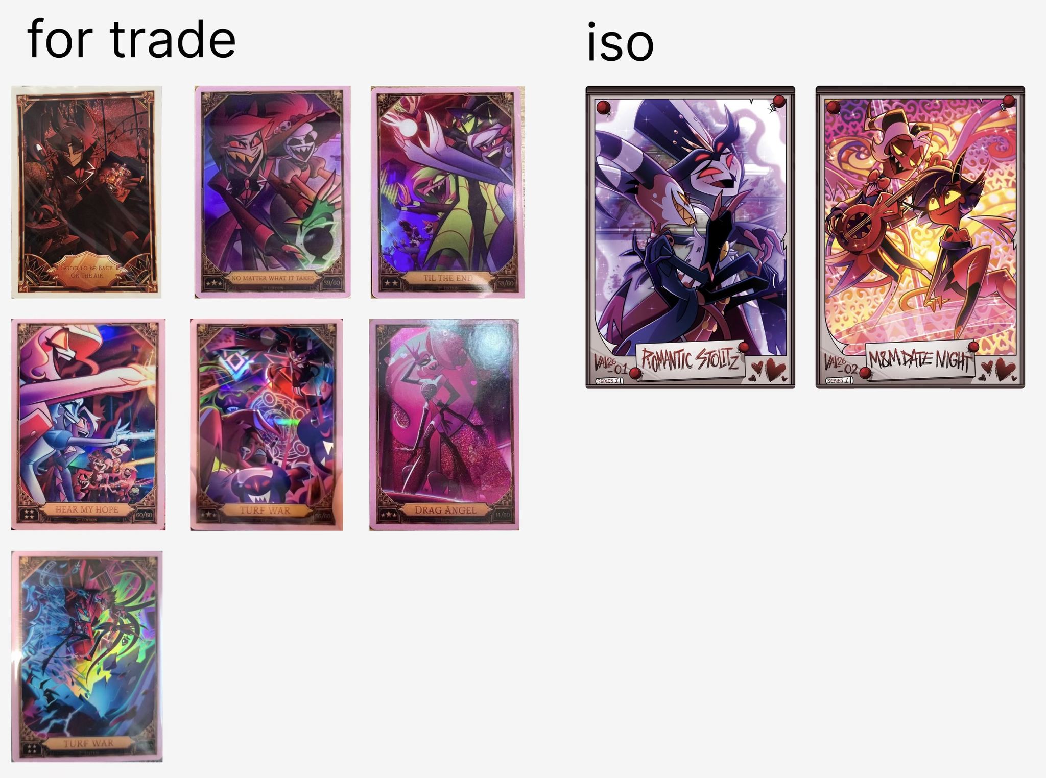 What are the valentines helluva boss promo cards worth?