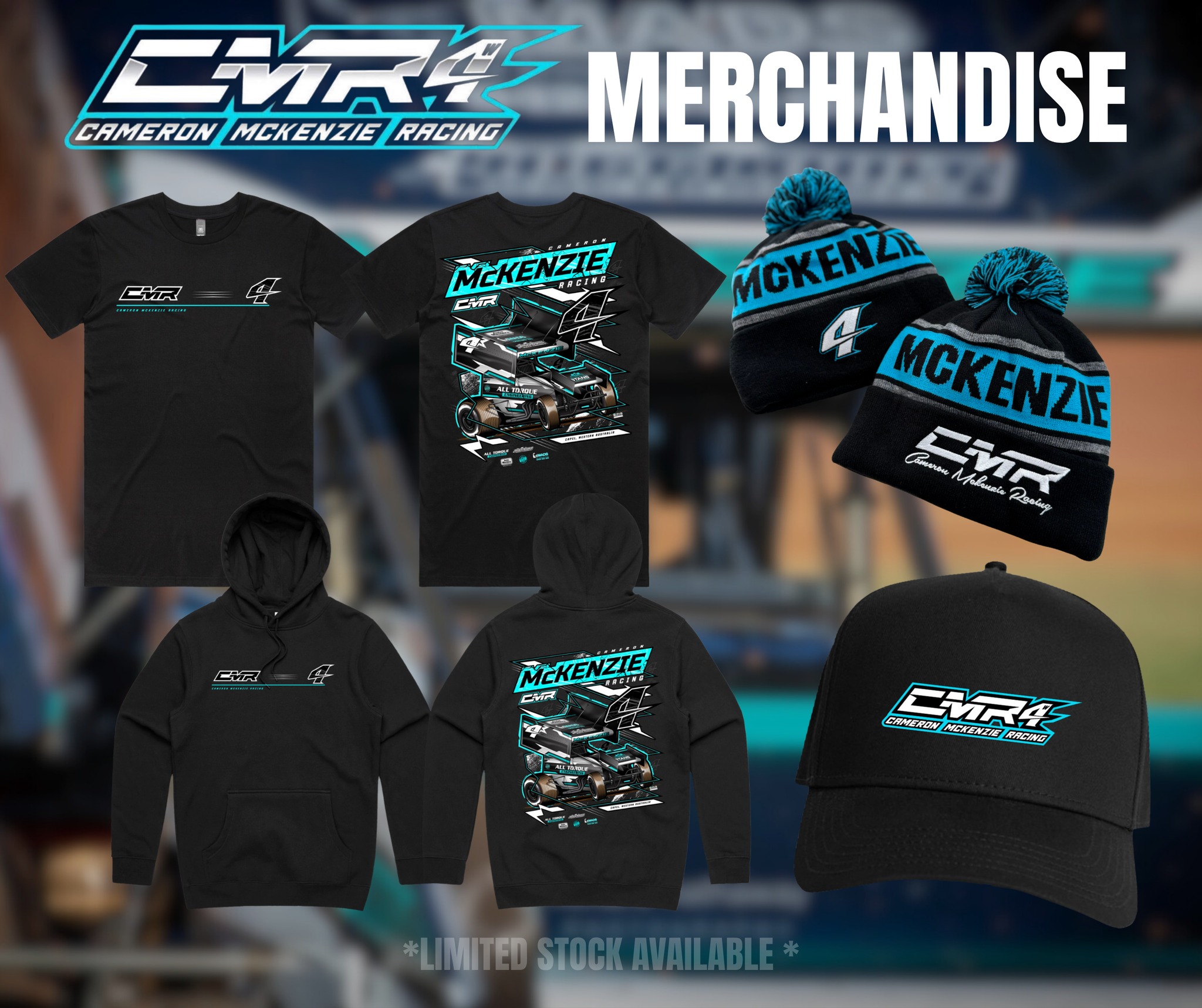 🚨 LIMITED MERCH AVAILABLE 🚨... - Cameron McKenzie Racing | Facebook