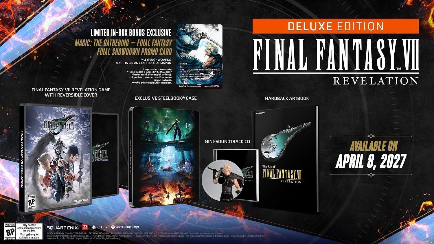 Final Fantasy VII Revelation Deluxe Edition available on Amazon