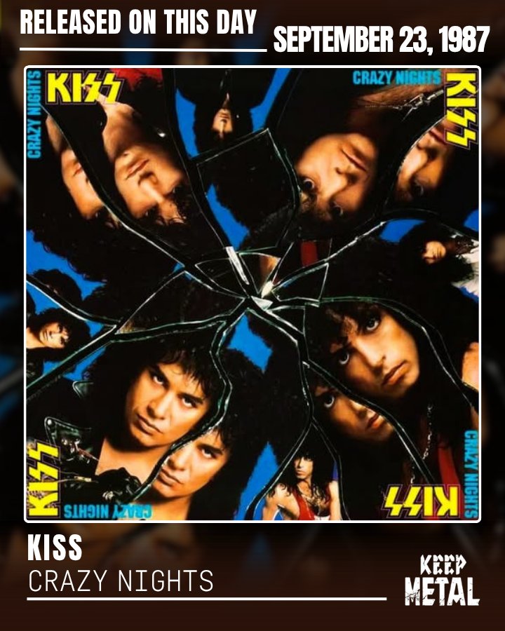 KISS 🔥 Crazy Nights — 14th Studio Album 💿 Released on September