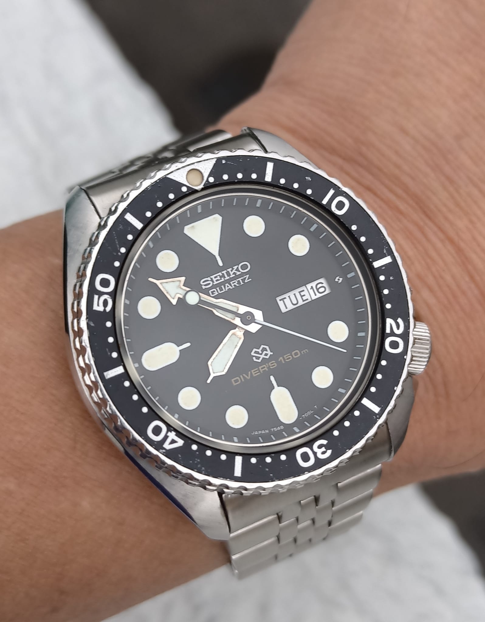 Vintage Seiko Quartz Diver's 7548-7000 From:1984