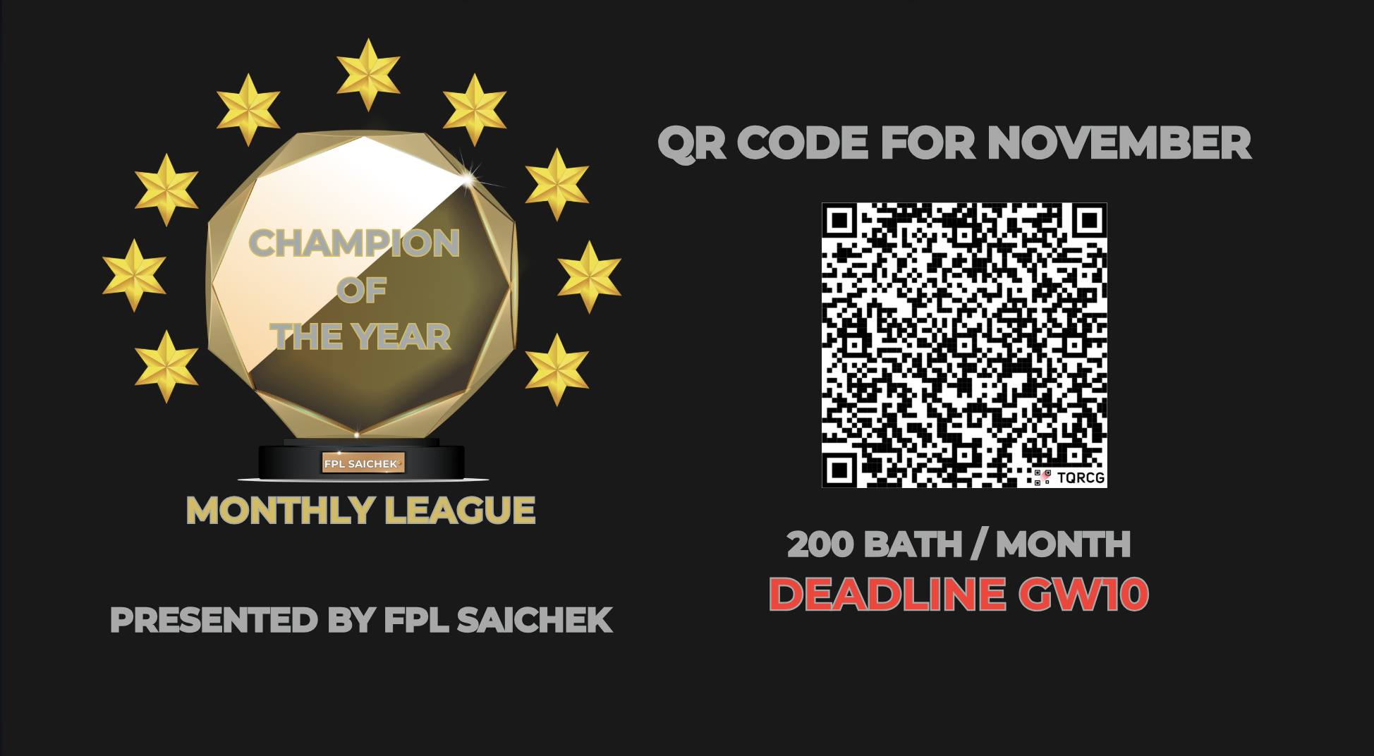 FPL สายฉีก - และสำหรับ Monthy League เดือนพฤศจิกายน... | Facebook
