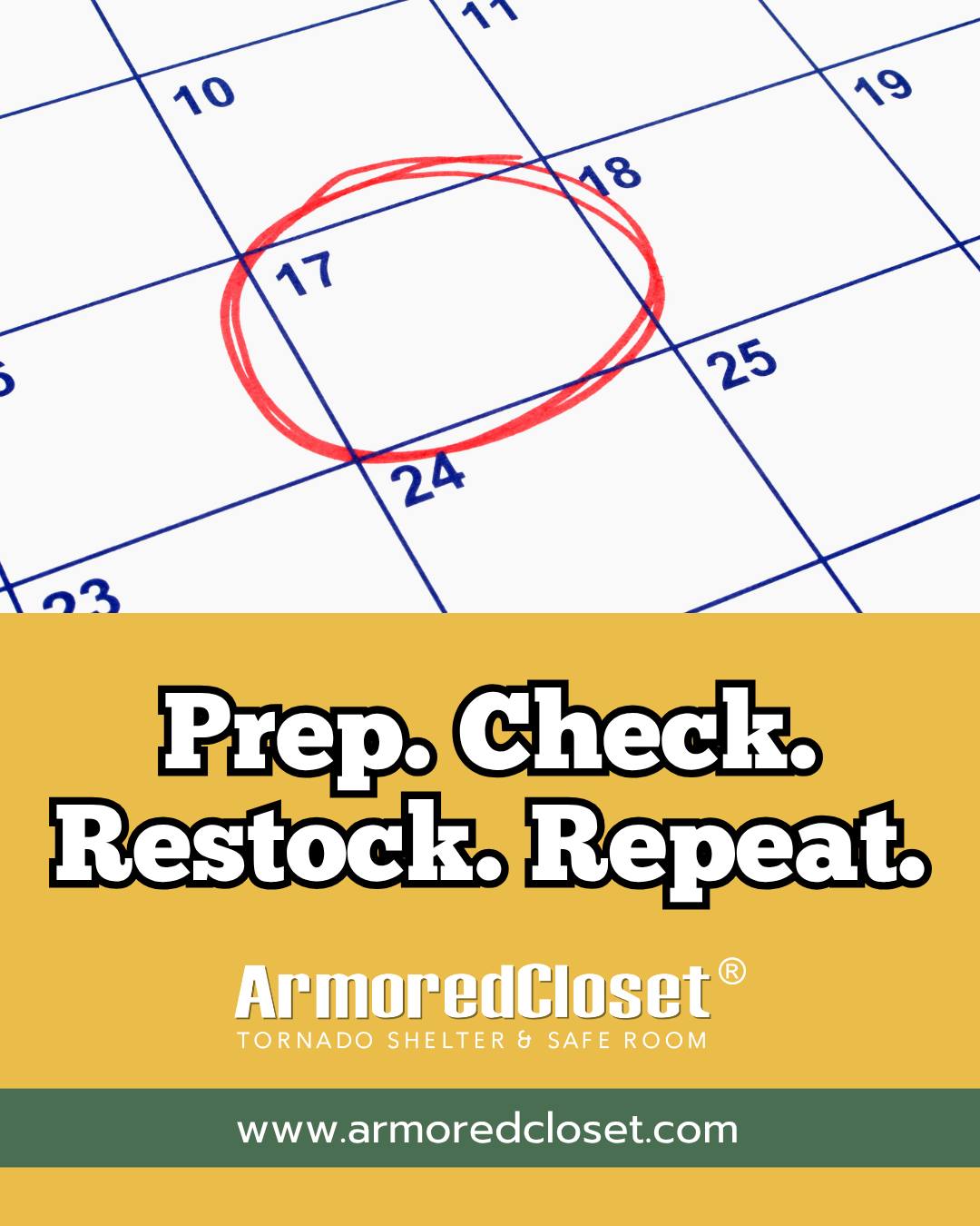 Armored - Emergency supplies expire! Set a 6-month reminder to rotate ...