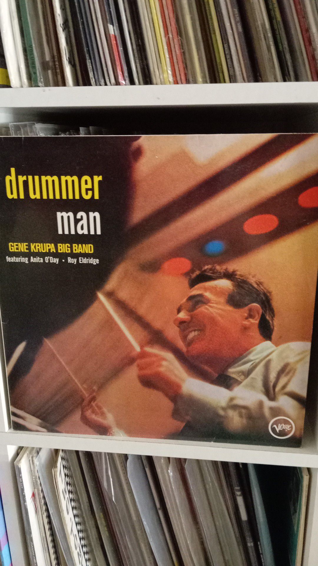Gene Krupa jazz albums on Verve Records