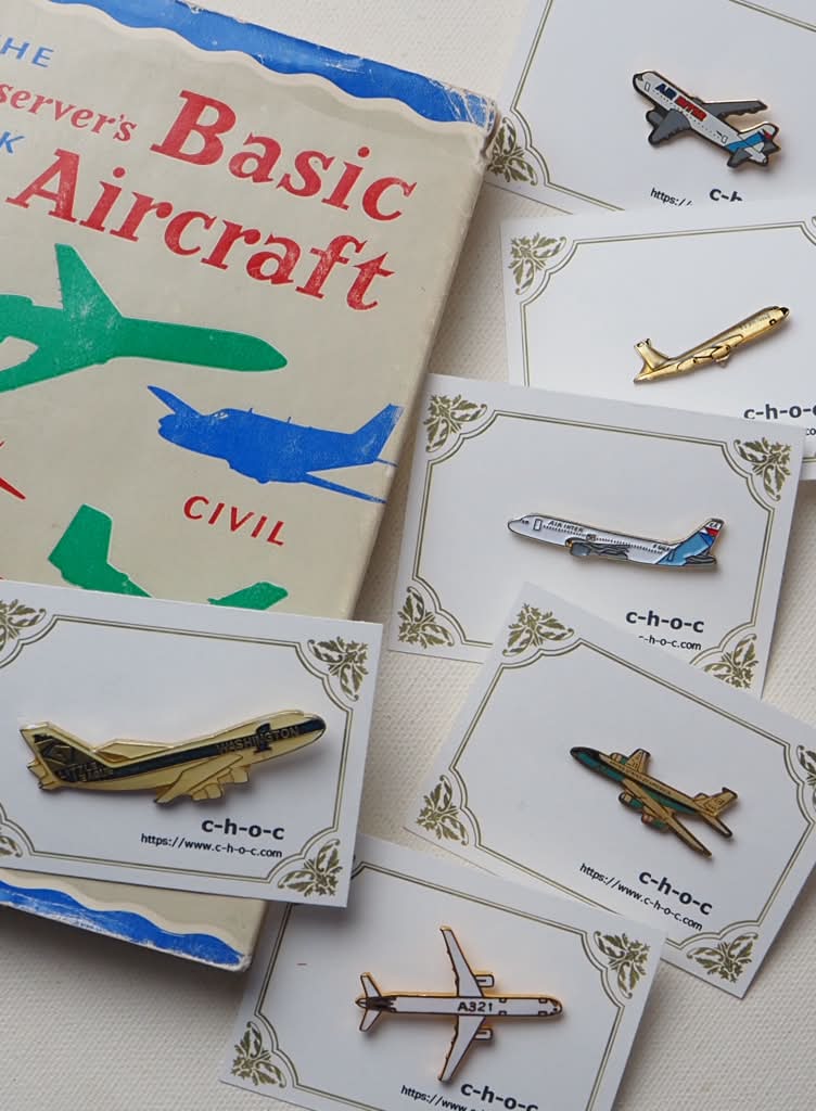 c-h-o-c - Vintage Lapel Pins 飛行機のピンバッジ色々、入荷いたし