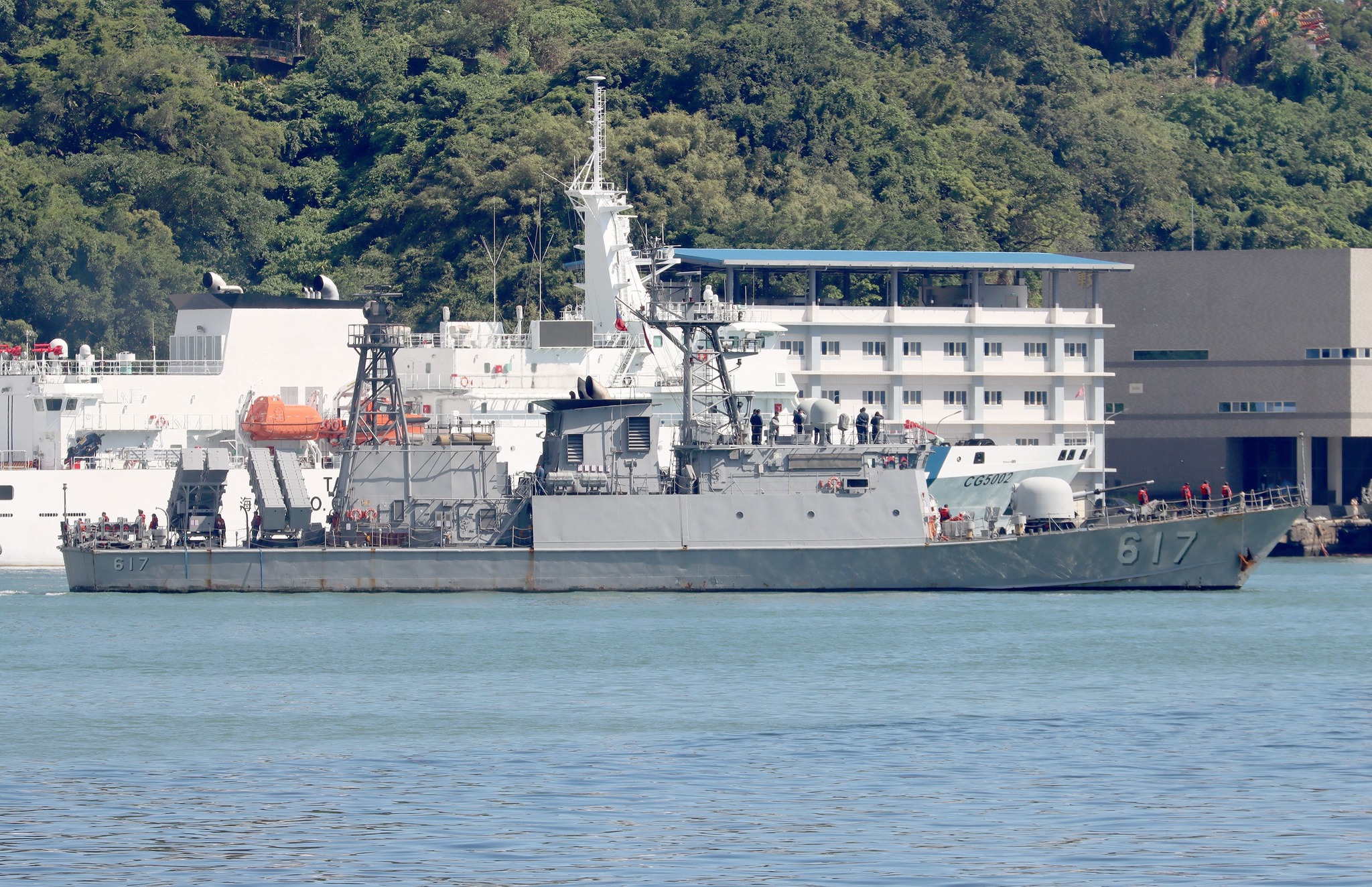 中華民國海軍（ ROC NAVY ）中國造船公司建造之錦江級巡邏艦【 PGG-617