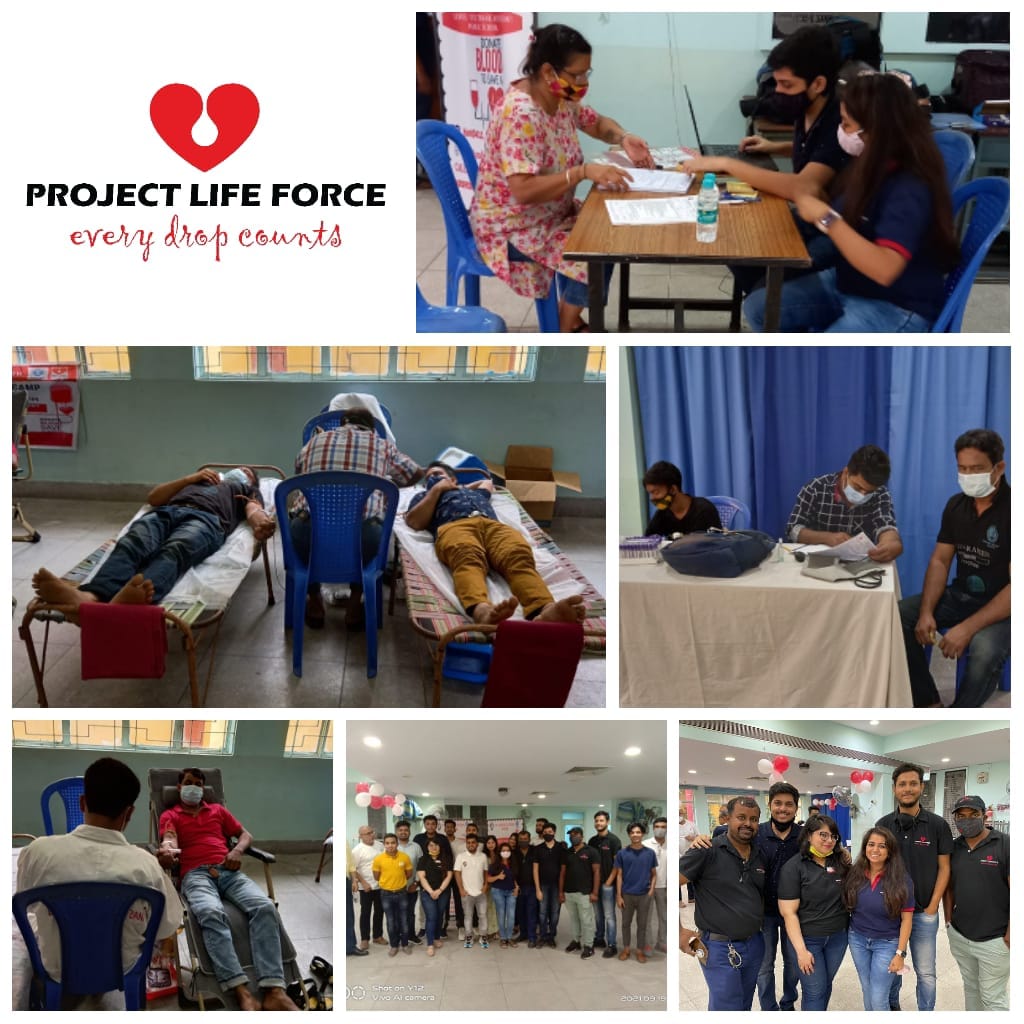 Blood donation camp organised in... - Project Life Force