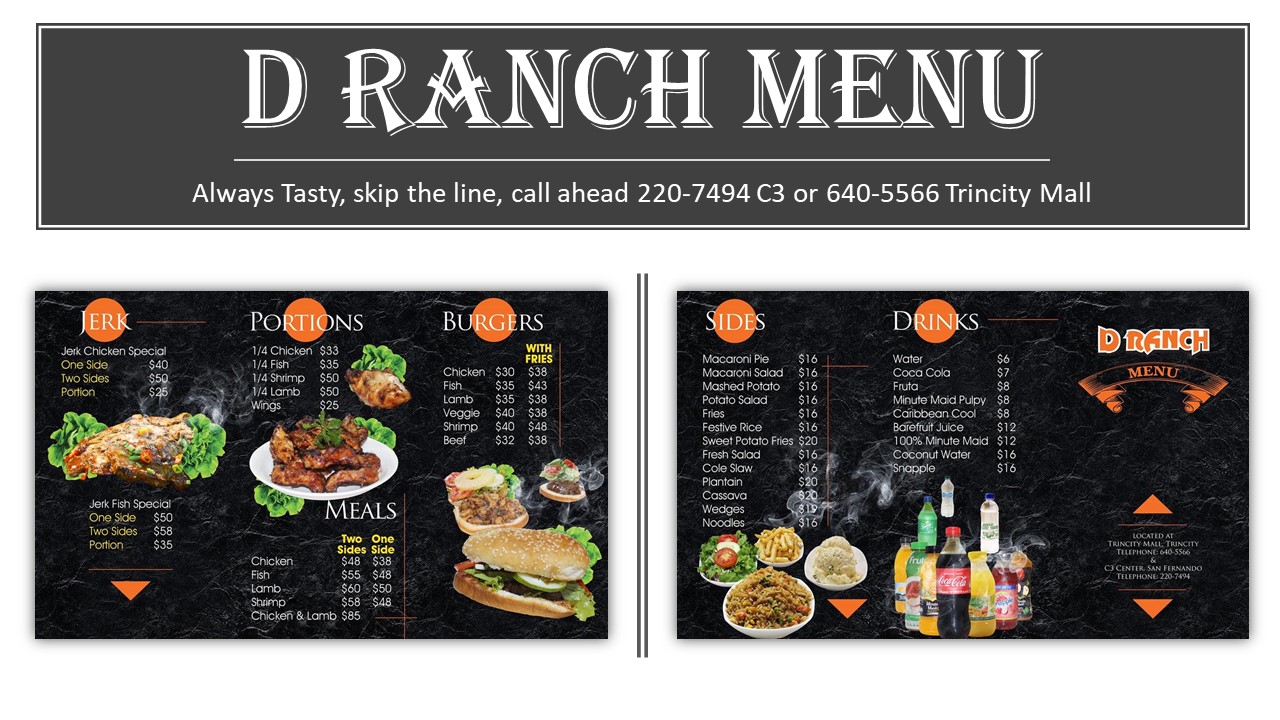 C3 Centre - Take a look at D Ranch's full menu and check...
