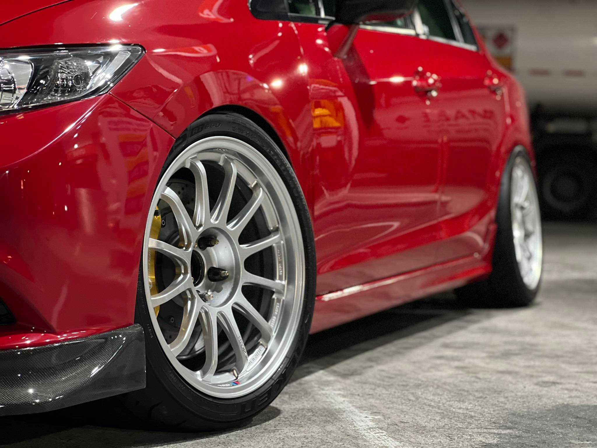 235/40/18 Falken Azenis RT615K+ on 18x8.5 SSR GTX-01 wheels