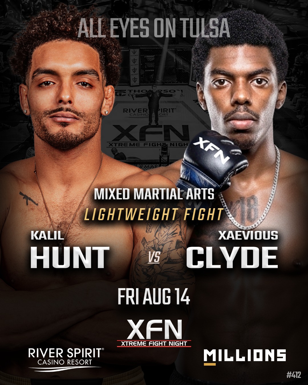 XFN - 🚨 AUG 14 - MMA: Hunt vs Clyde 🎟 XFNFighting.com 📍 River