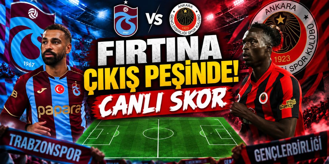 ONUACHU İKİLEDİ 😱 Trabzonspor:3 - Gençlerbirliği:0 (CANLI SKOR)  https