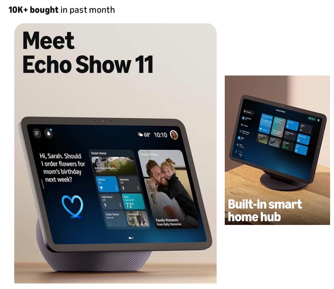 SPRING SALE! ? Amazon Echo Show 11 (newest model), Vibrant Full 