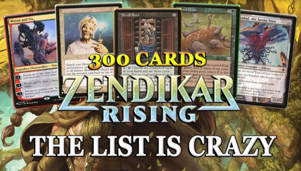 zendikar booster box card list MTG Pack Set : Rising (ZNR)  Twenty Sided the rare slot Is the current cost of