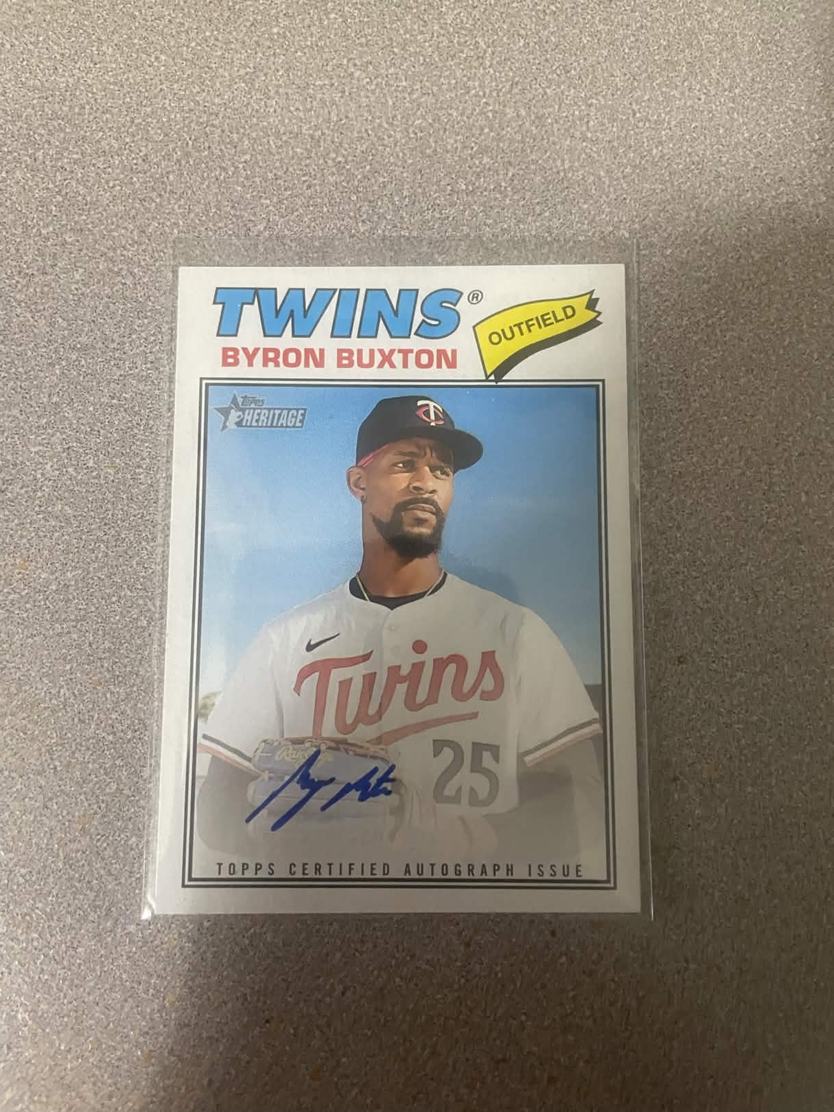 Pulled rare card from 2025 Topps Series 1 mega box