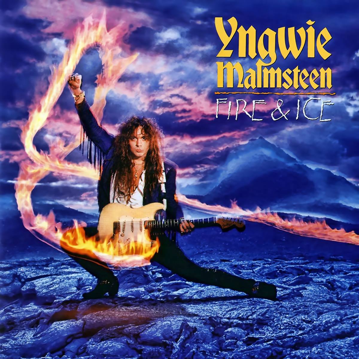 Yngwie Malmsteen Fire & Ice TourTシャツ Yngwie Malmsteen 1992, Fire & Ice Tour🔥🎸
