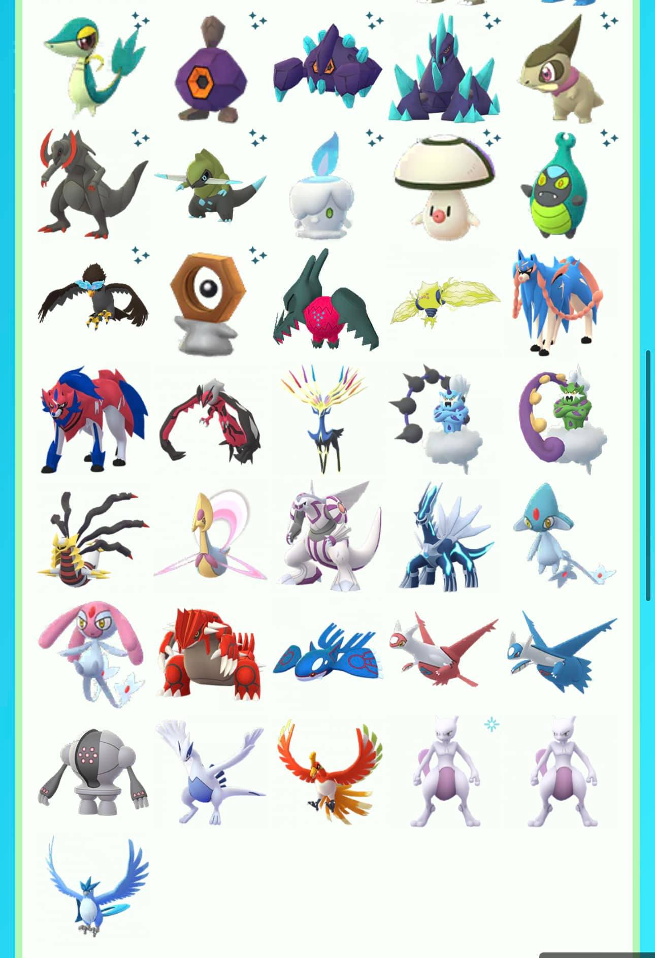 Pokémon G0 - Shiny Rayquaza 2019 lv 50 + 3 move Dragon