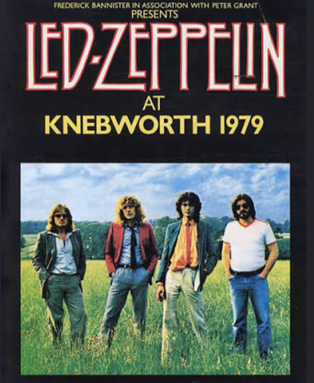 August 4, 1979 Led Zeppelin headline the Knebworth Festival in the