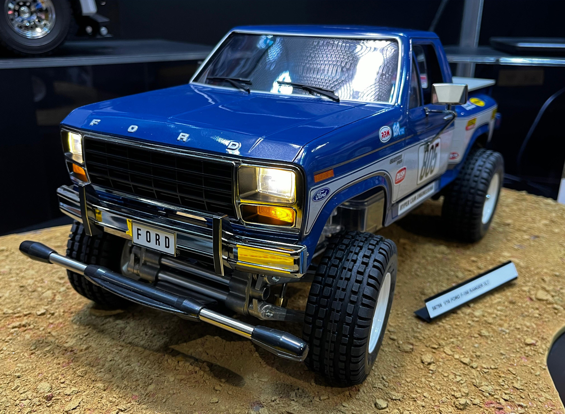 Vintage Tamiya Blackfoot Ford F150 Ranger RC model