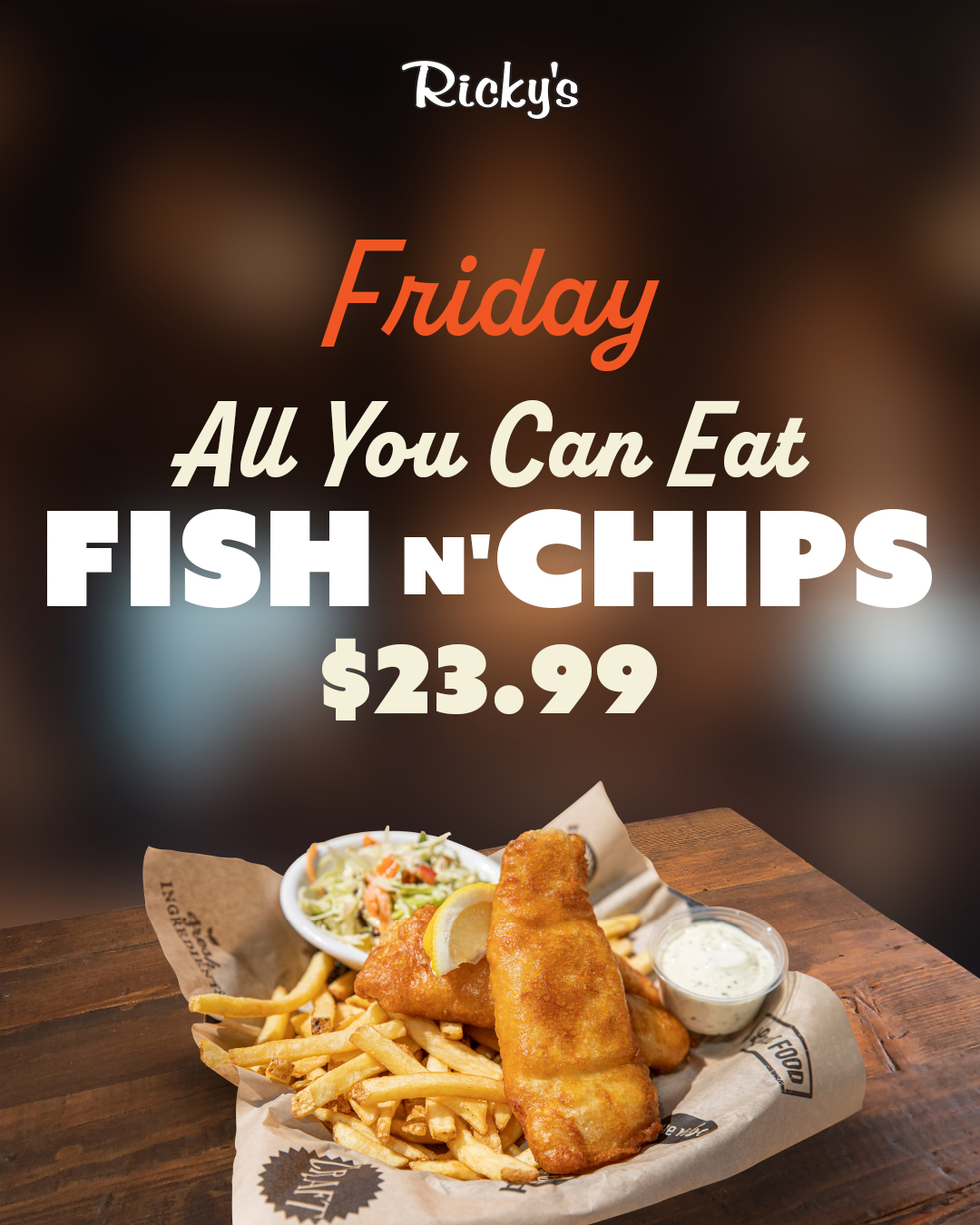 Fish & Chips lovers, this... - Ricky's Family Restaurants | Facebook