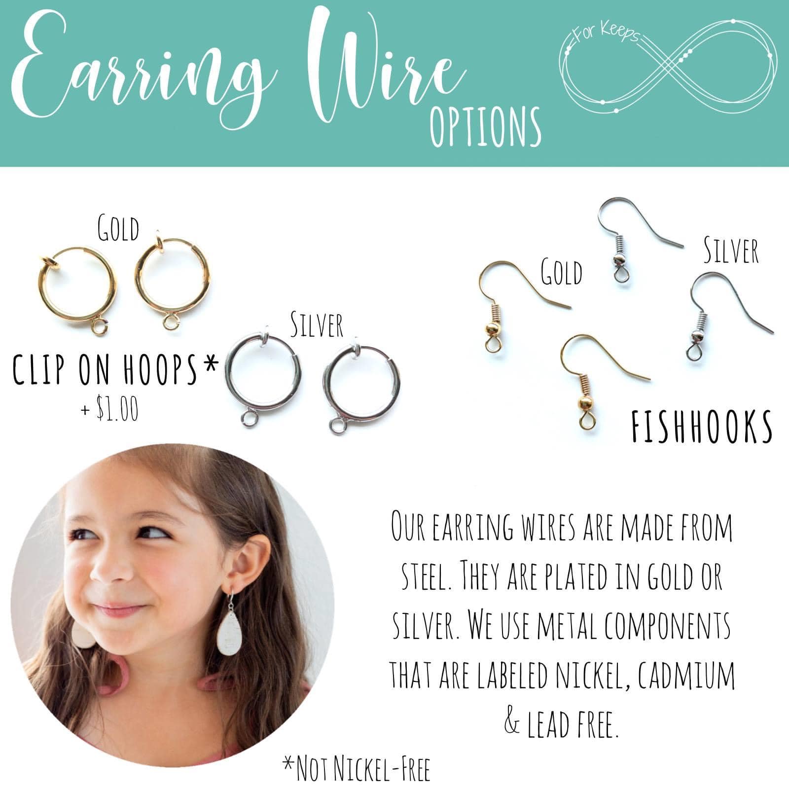blue moon findings ear wire metal fish hook rhinestone silver Plated Big Resin Earrings – StarsbyRosie Silver Crystal Dangle Earrings Go fishin' for earring lovers