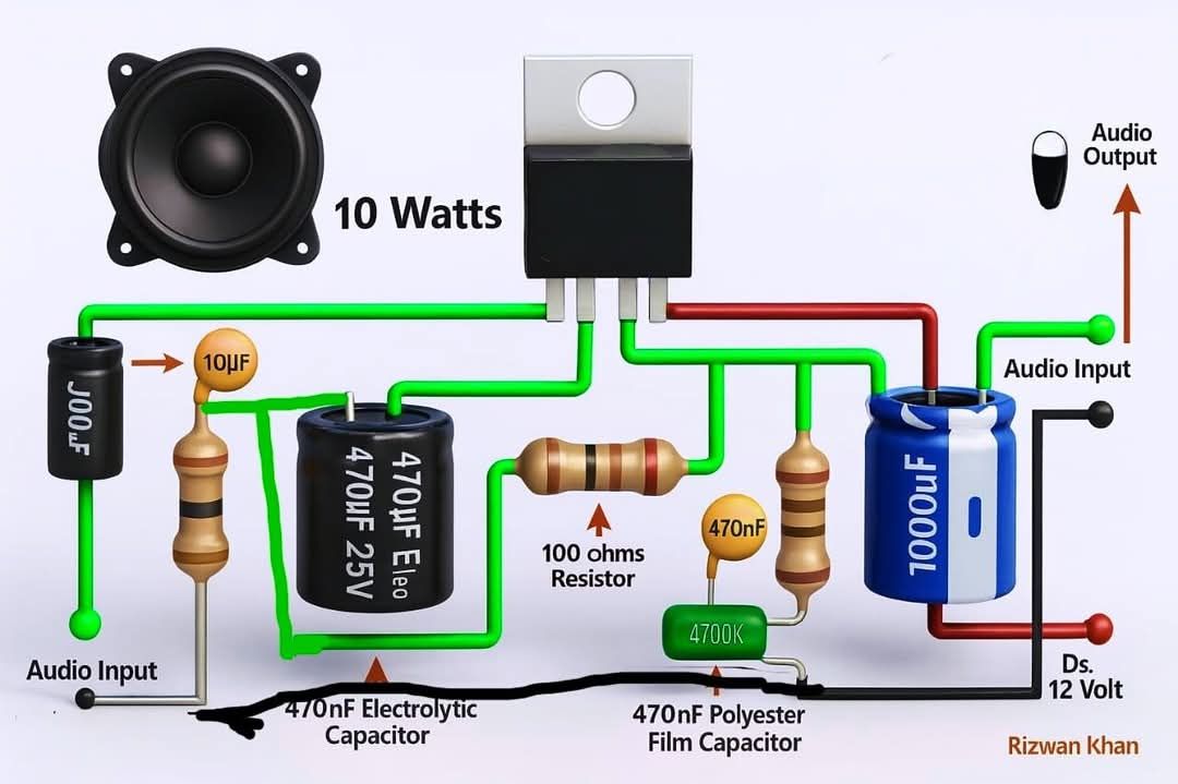 How does the Teisco SCAP 202 solid state amplifier knob function?