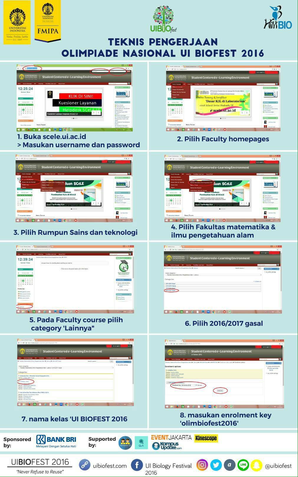 [PROSEDUR OLIMPIADE BIOLOGI]... - UI Biology Festival 2017 | Facebook