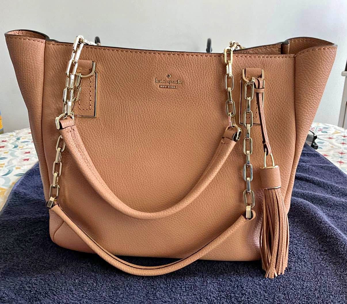 Like Brand New Kate Spade Leather Tote and Coffee Table Book - Totes ...
