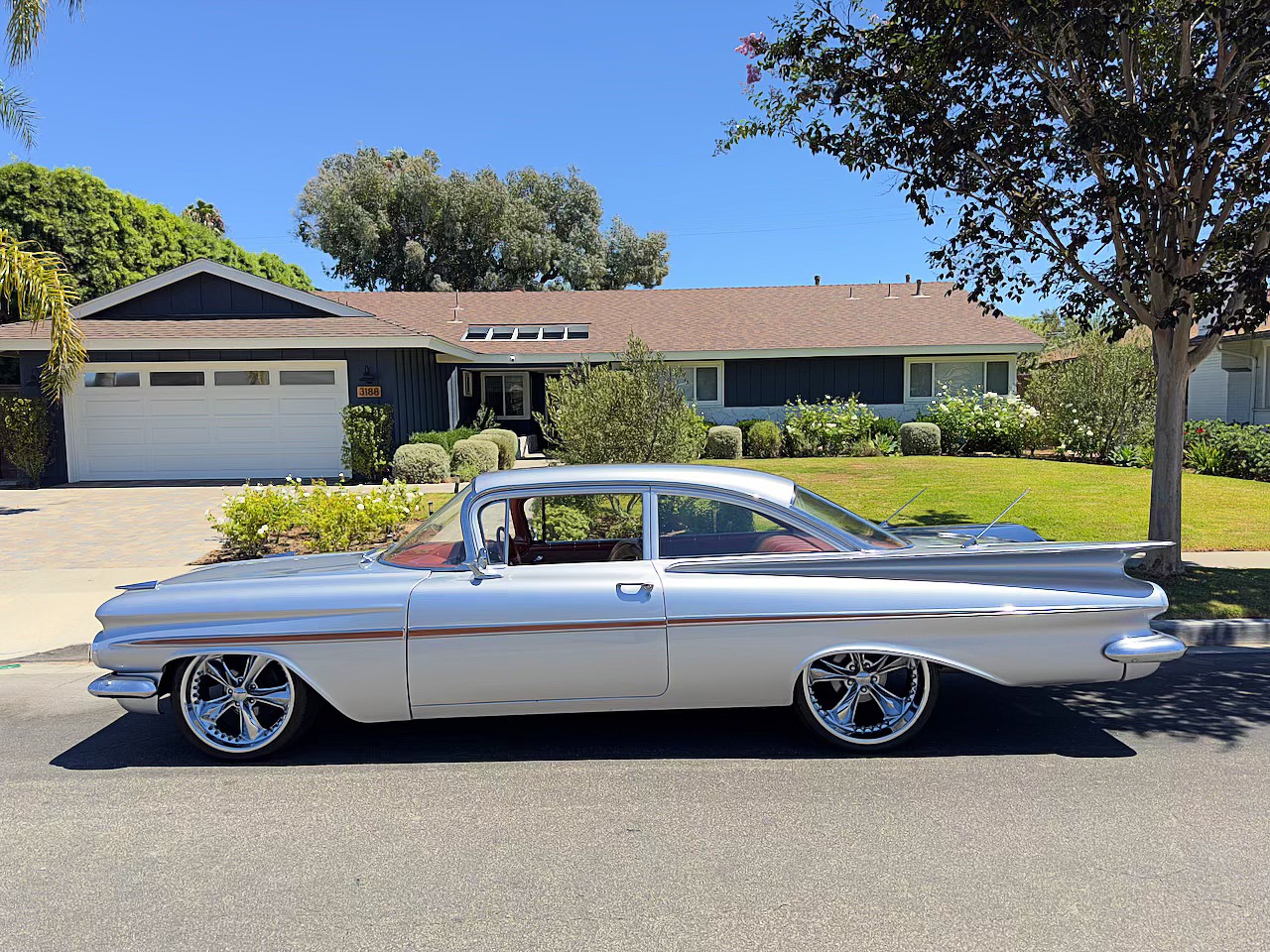 1959 Chevrolet Bel-Air Coupe Restomod LM7 700R4 Hydraulics Show Stopper ...