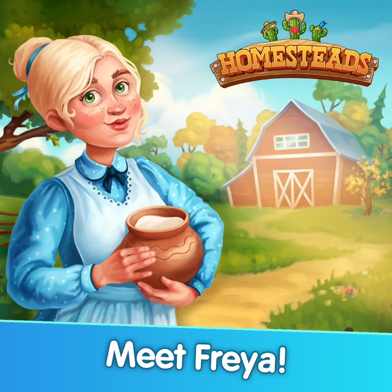 Homesteads - 🤠 Hey, cowboys and cowgirls. 🥛 Freya the Milkmaid is here ...
