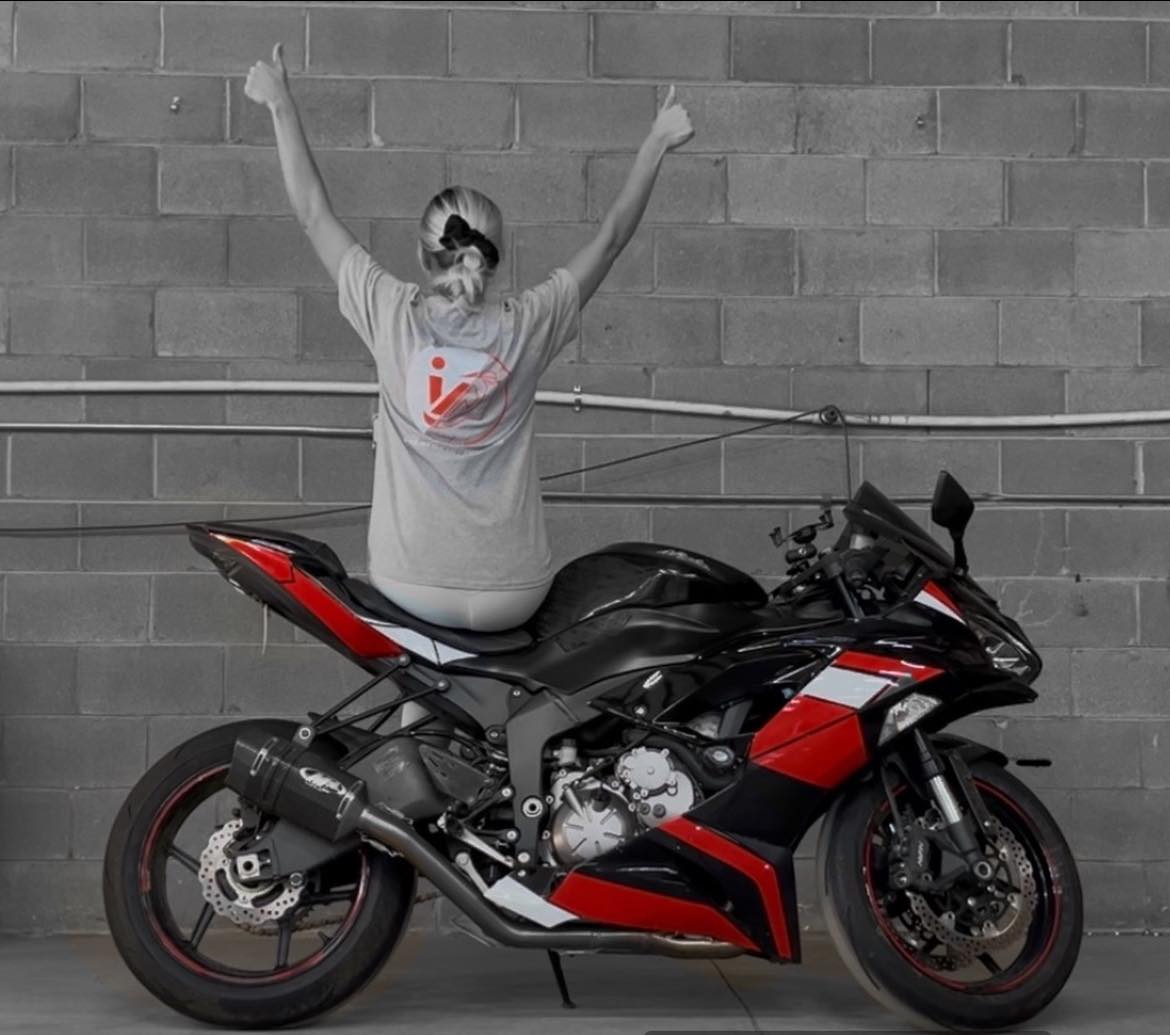 Kuromi Vibes on a Kawasaki ZX-6R 🖤💜 | BIKESKINZ.com