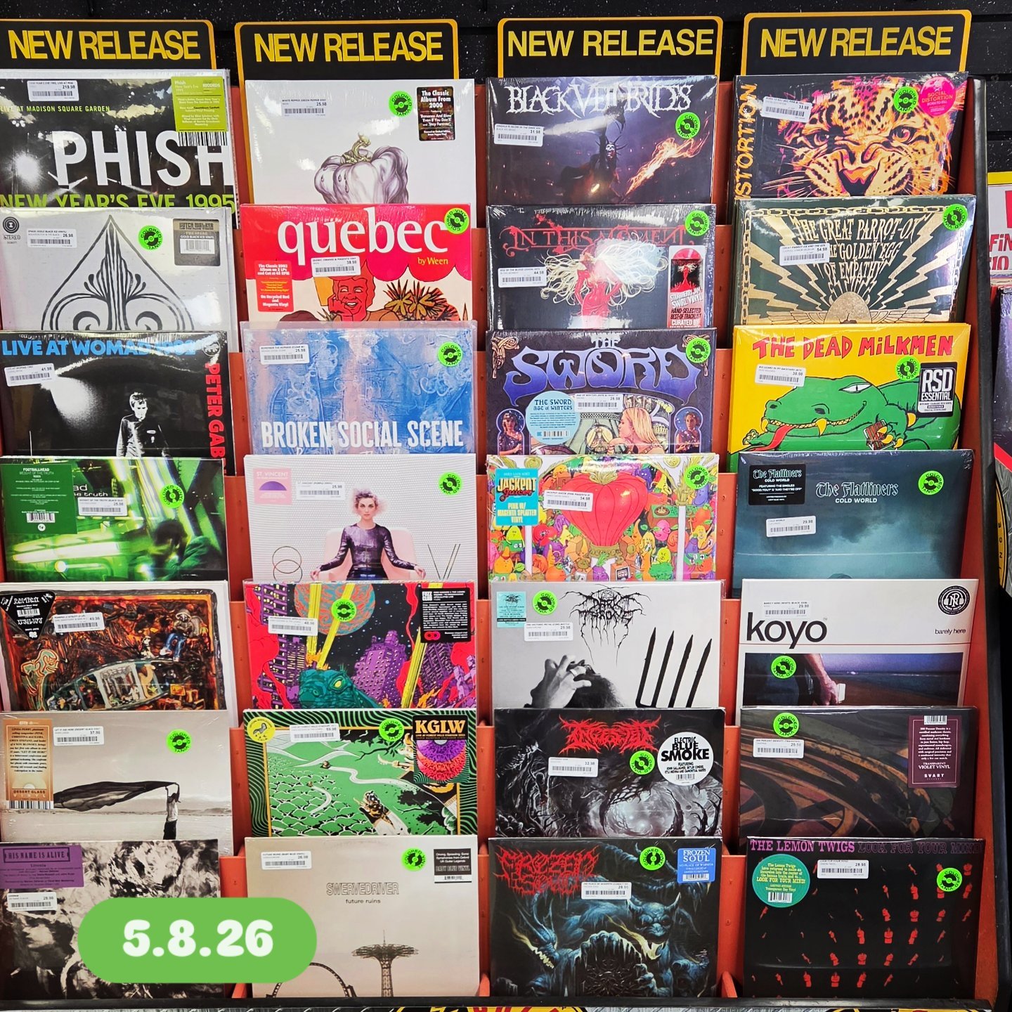 New music releases on CD and vinyl at Gallery of Sound
