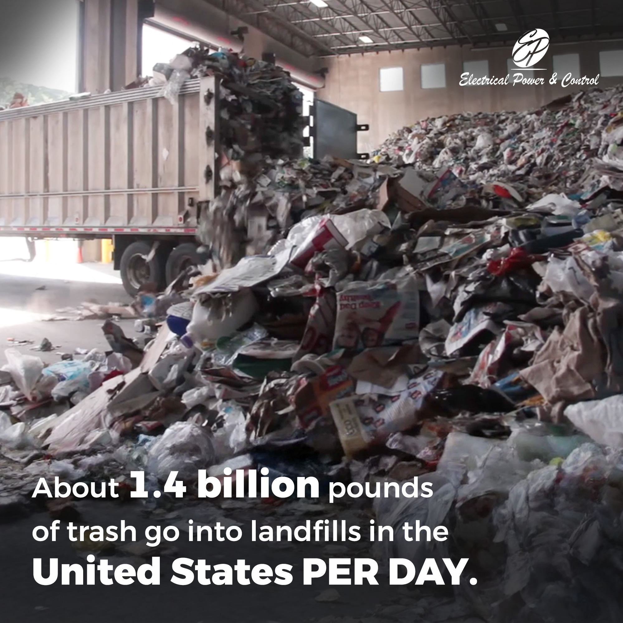 Electrical - Did you know that about 1.4 billion pounds of trash go ...