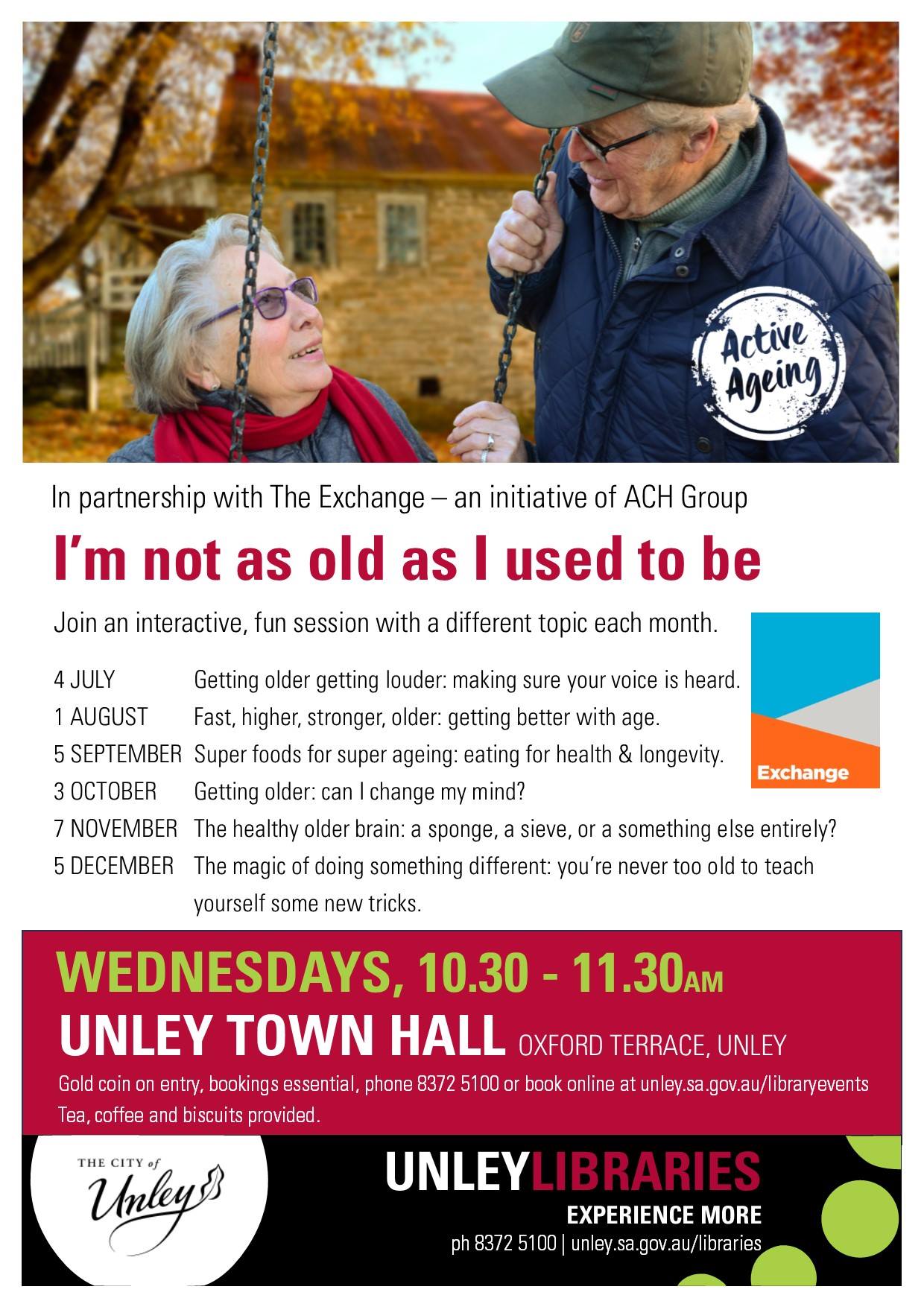 Unley Libraries - Introducing a new six month program for...