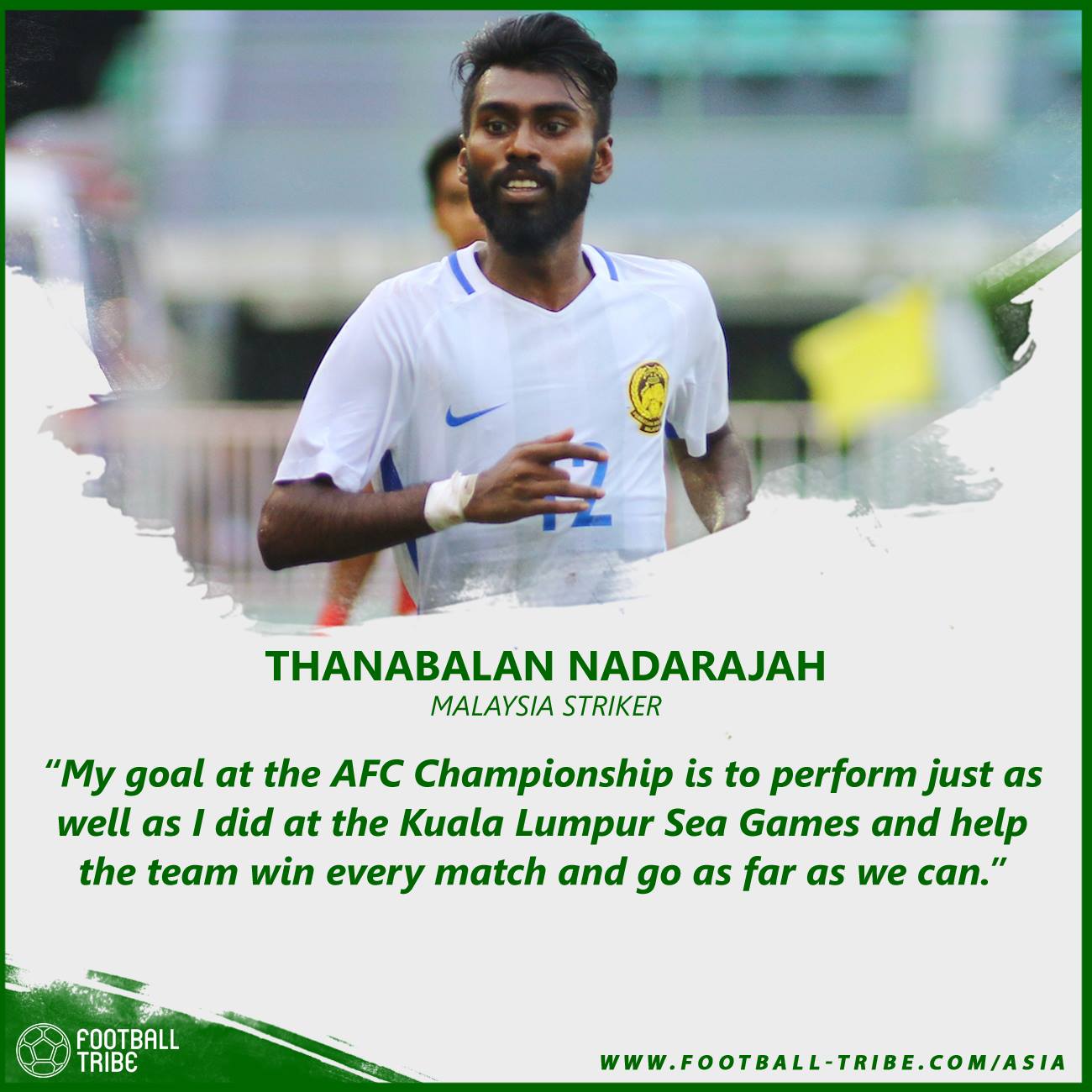 N Thanabalan My Goal At The U 23 Football Tribe Asia Facebook